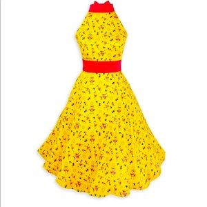 Disney Dress Shop Flamingo Halter Dress Large NWT